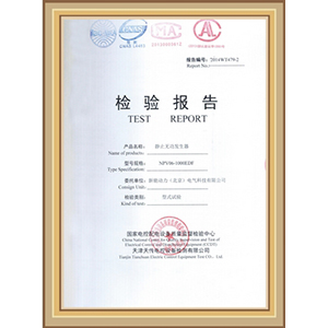 低壓SVG型式試驗報告